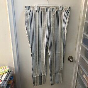 Women's Express Stripped Pants - Size 16 Long